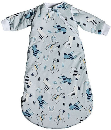 Tender Winter Sleeping Bag Eco Marble 2.5 Tog Sky Blue with Detachable Sleeves