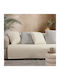 Nef-Nef Homeware Breda Ριχτάρι Πολυθρόνας Γούνινο 180x180εκ. Ecru