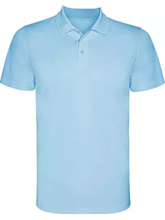 Roly Men’s Promotional Polo T-Shirt Sky Blue