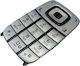 Nokia 6101 Tastatură Latină Vodafone Argintie Argintiu