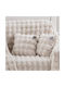 Beauty Home Калъф За Възглавница От Меко Екрю 40x40см 8723МΞ