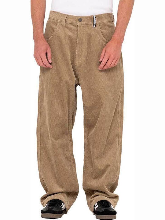 Pantaloni cu Croială Largă Khaki