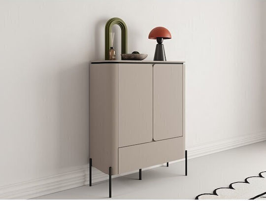 Sideboard Mirbeno 102 made of Wood & Metal with Drawers Congo 40x40x98cm