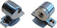 Magnetic Metallic Door Stopper Silver