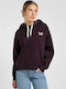 Essential Women's Sweatshirt Hooded Bordo
