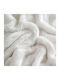 Ankor Flauschige Fleece-Decke Einzeln 150x200cm Weiße