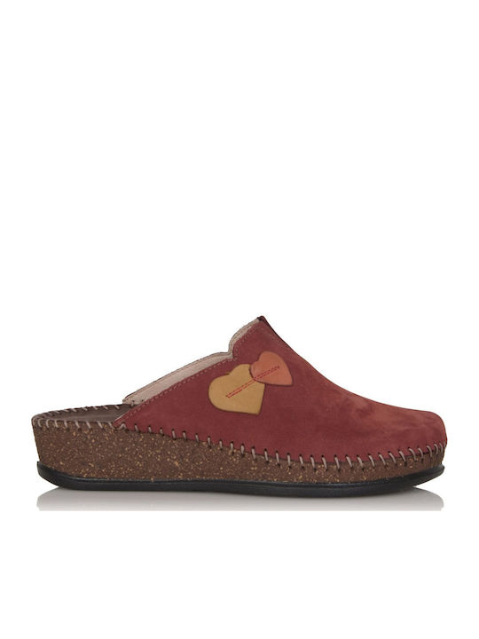 Zarkadi Anatomical Leather Women's Slippers Bur...