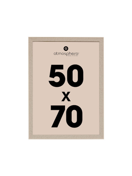 Missy Wooden Wall-Mounted Photo Frame With Beige Frame