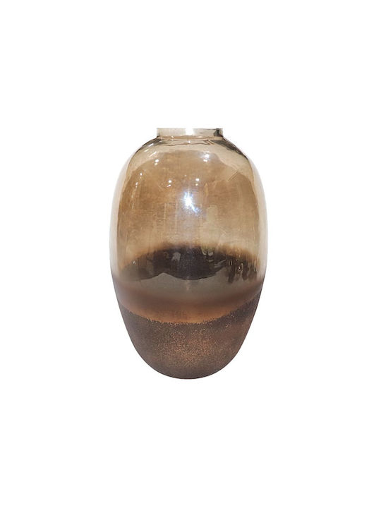 Art et Lumiere Decorative Vase Brown 20x20x31.5cm