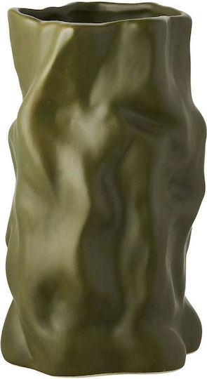 House Nordic Βάζο Κεραμικό Πράσινο Φ15xΥ25.5cm House Nordic Βάζο Κεραμικό Πράσινο Φ15xΥ25.5cm