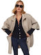 Cappotto Women's Biege Coat with Belt