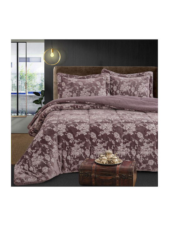 Beauty Home Duvet Cover Queen 220x240cm Art 12671 Pink