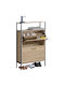 Metall Schuhschrank Alderwyn 63x24x105cm