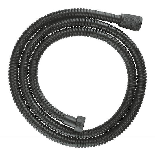 Grohe Metalflex Shower Hose 27502ks1 1/2 Inch x 1/2 Inch 1.5 m Anti-twist Metallic Matte Black