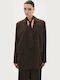 Combos Knitwear Blazer pentru femei Sacou Brown
