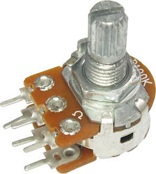 100κω Pcb Mount & Panel Mount Διπλό Γραμμικό Ποτενσιόμετρο Linear Potentiometer B100k Τύπου Wh148 Dual