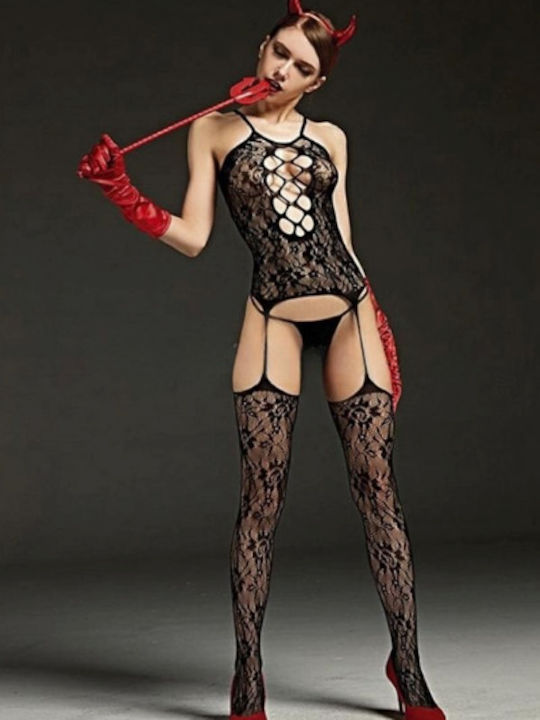 Roza Sexy Women's Bodystocking Rz-908 Open Crotch