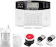 Drahtlos Alarmsystem mit Zentrale und Tastatur (GSM / Wi-Fi)