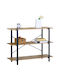 Етажерка Ravensby Natural/Black 106x35x80см.