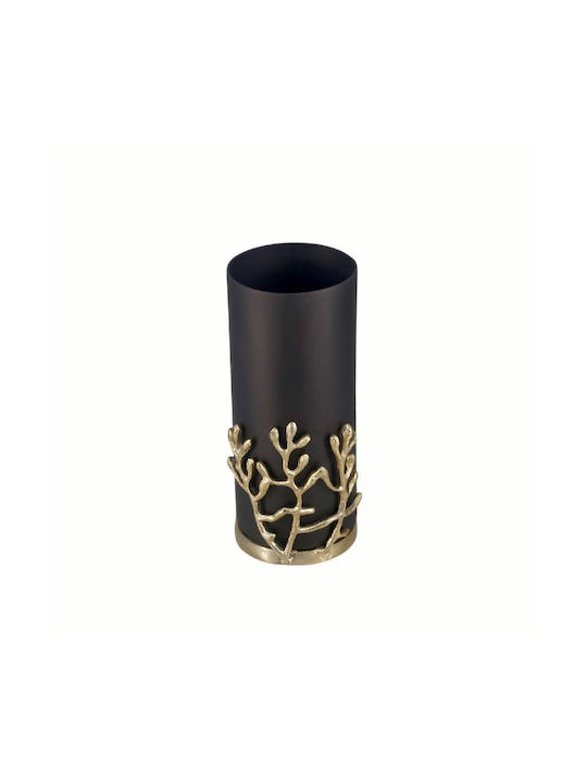Art et Lumiere Decorative Vase Black 12.5x12.5x28cm