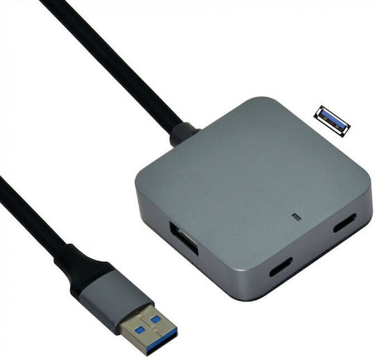 Value USB-Hub 4 Anschlüsse USB 3.2 mit Anschluss an einen Computer USB-A