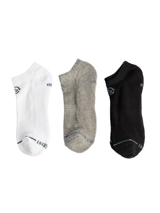 Basehit Șosete Black/Grey/Ml/White 5Pachet