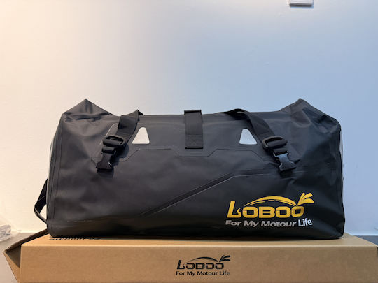 Loboo Waterproof Motorcycle Tail Bag 40lt Black
