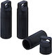 Set 3 Wasserdichte Kapseln Relaxdays Aufbewahrung Medizin Geld Schwarz