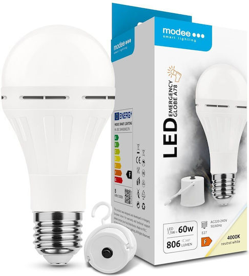 Modee Lighting LED-Lampe 7.5W für Fassung E27 Naturweiß 806lm