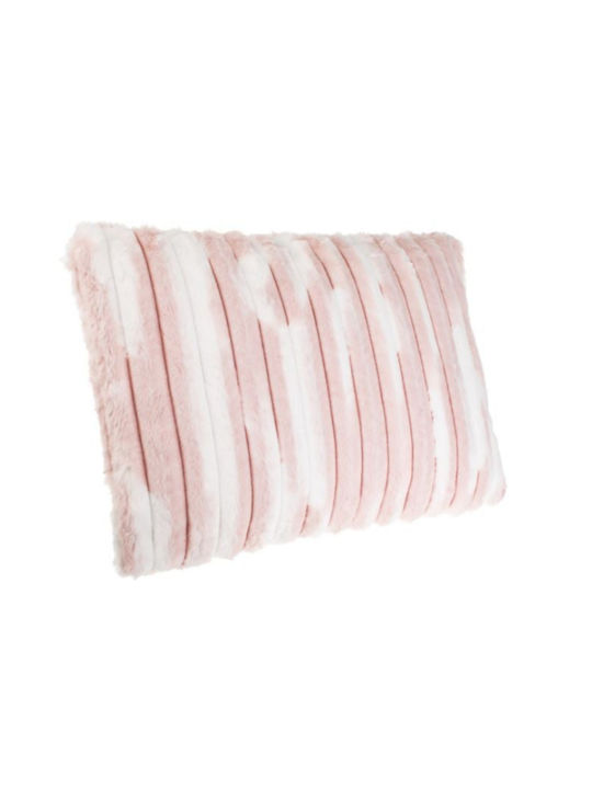 H&T Zierkissen Rosa Creme 37x55cm