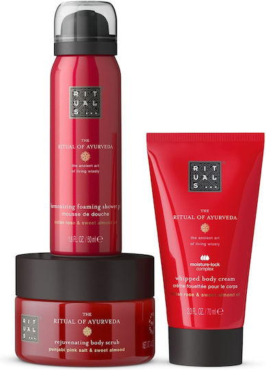 Rituals Ayurveda Trial Skin Care Set for Body Cleaning 3 Pieces