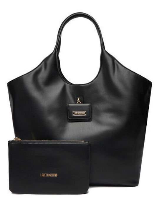 Leather Women's Pouch Shoulder Black