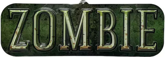 Декоративен Знак Zombie Boland *769633 1-39 3D Надписи 55 X 18 См Зелен