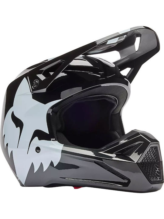 Fox V1 Shield Black Cască Moto Motocross DOT / ECE 22.06 36385-001