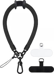 0.8cm Κορδονι Λαιμου Θηκη Κινητου 40cm Black
