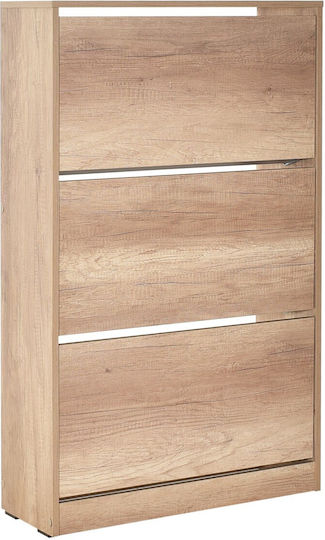 Holz Schuhschrank Tori 73x26x119cm