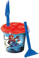 Chippo Avc Superhero Spider 160019 1-88/90 Плажни Игри Подредба За Пясък Кофа Цедка Гребло Лопата Син Червен Диаметър 18см Лято 07