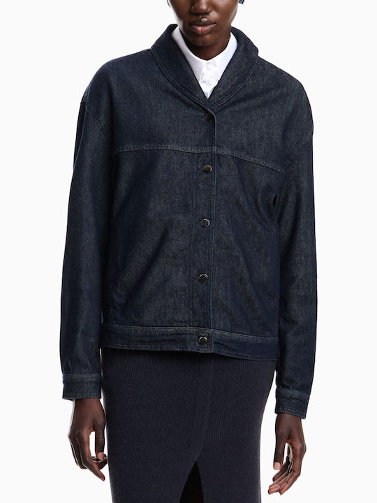 Γυναικείο Τζιν Μπουφάν Blue Denim