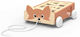 Speedy Monkey Pull-Along Toy made of Wood