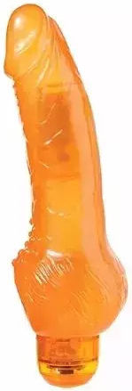 Водоустойчив Вибратор Dream Toys 600407 10-249 Реалистична Форма 10 Динамични Ритъма 17.5 Х 4 См Оранжев