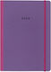 Next Diary 2026 Natural Daily Flexi Purple Elas...