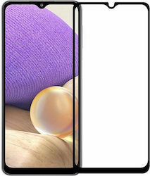 Full Face Tempered Glass 0.3mm Μαύρο (Realme C11)