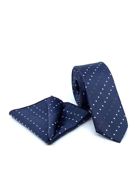 Men's Tie Set Printed in Blue Color