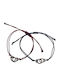 Theodora's Jewellery Bracelet Set Handcuffs for Couples made of Silver