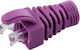 Microconnect Strain Relief Boot Cat5e Cat6 Cat6a Cables Upto 6.5mm Violet 100pcs