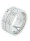 Akzent Herren Ring aus Stahl