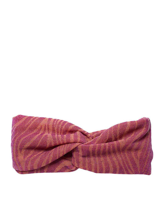 Γυναικείο Headband Πλεκτό σε Ροζ χρώμα