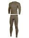 GreekForces Herren Thermo Set Grün