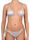 Bikini Set Triangle Top & Slip Bottom with Laces Mermaid Shell