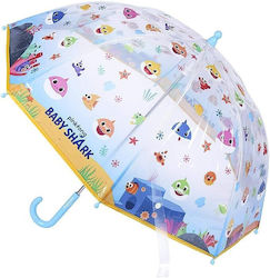 Woomax Kids Umbrella Curved Handle Transparent 45cm Woomax Kids Umbrella Curved Handle Transparent 45cm